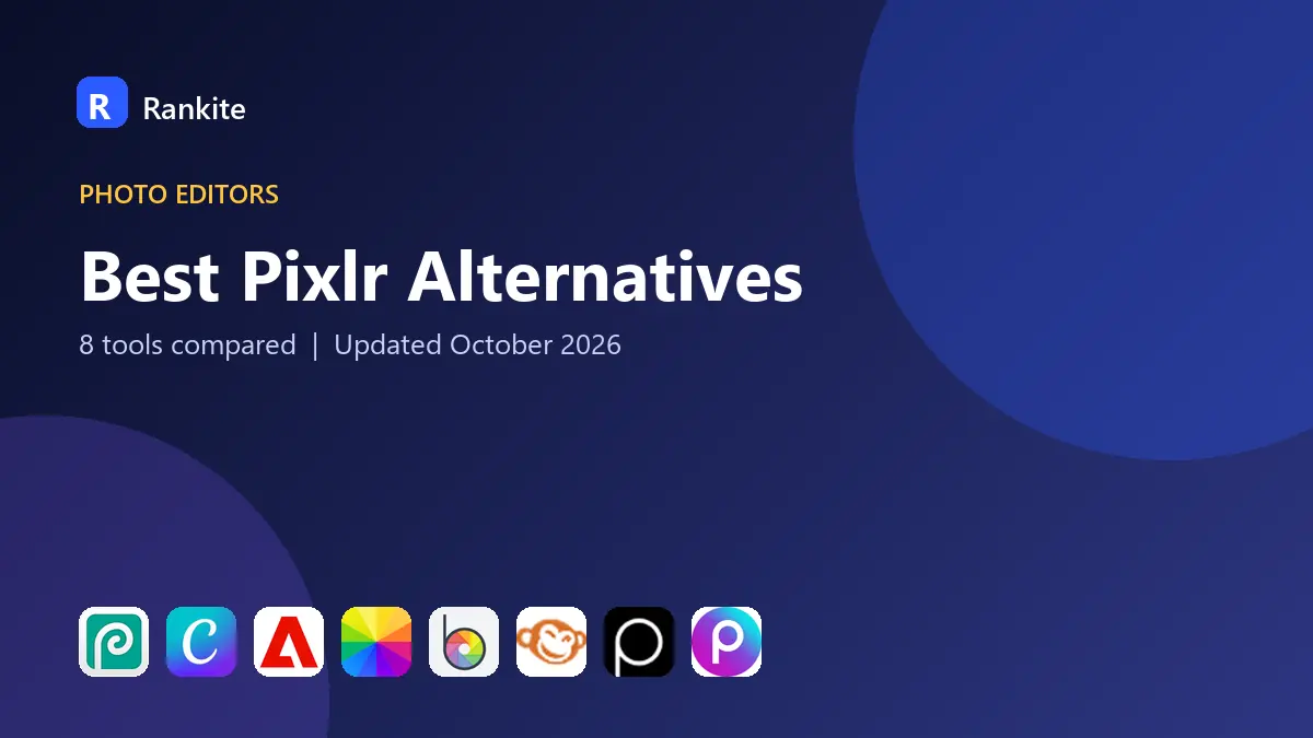 Best Pixlr Alternatives in 2026: 8 Online Photo Editors Compared