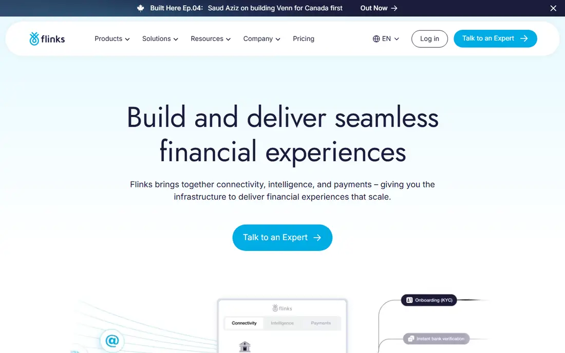 Flinks homepage