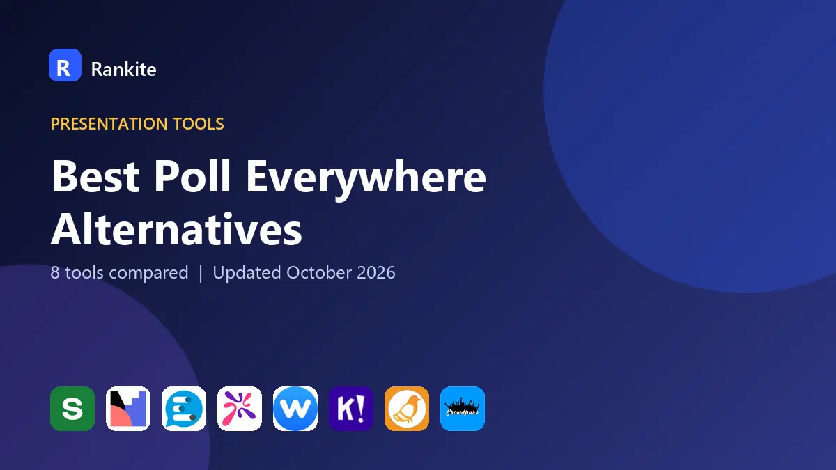 Best Poll Everywhere Alternatives in 2026: 8 Tools Compared