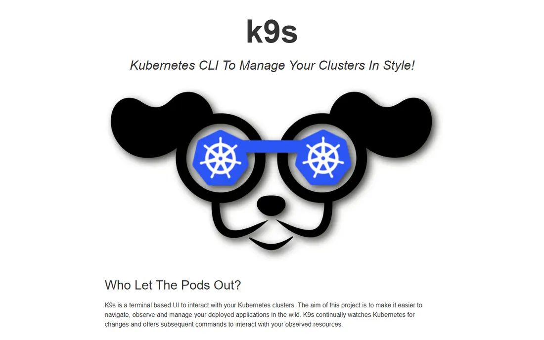 K9s homepage