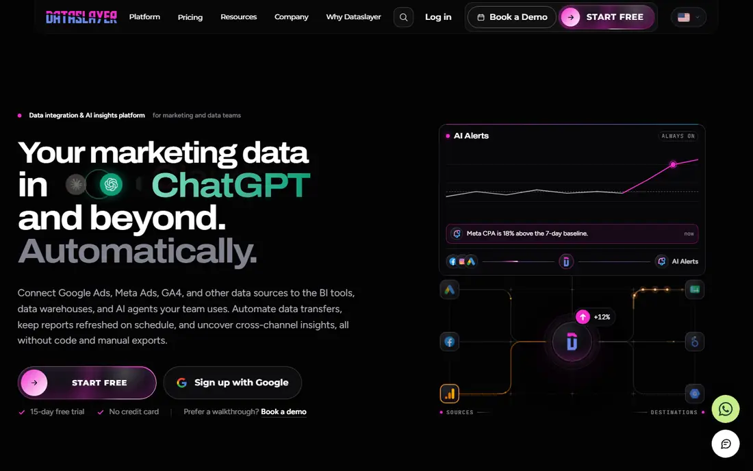 Dataslayer homepage