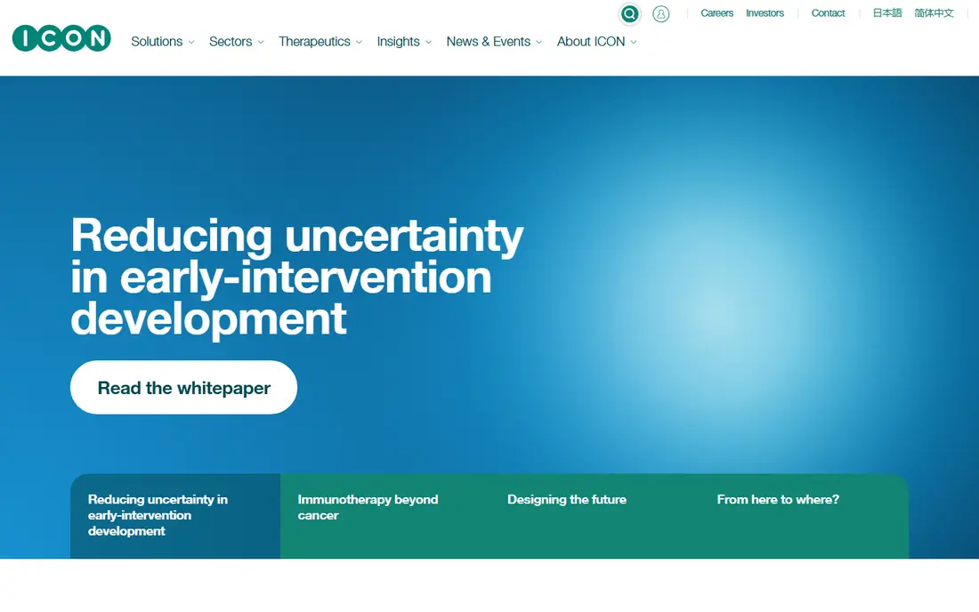 ICON homepage