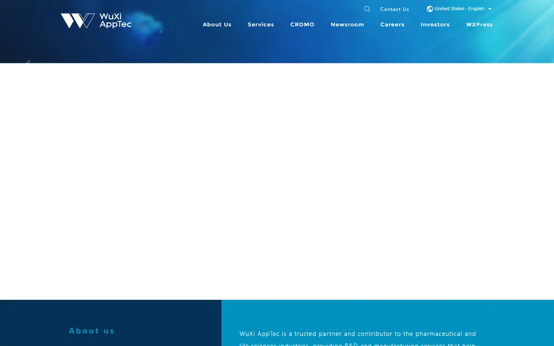 WuXi AppTec homepage