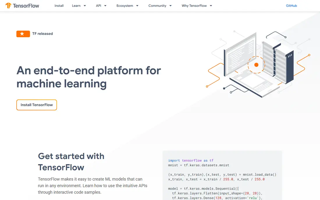 TensorFlow Probability homepage
