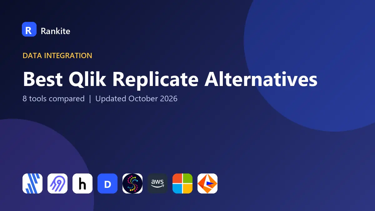 Best Qlik Replicate Alternatives in 2026: 8 Tools Compared