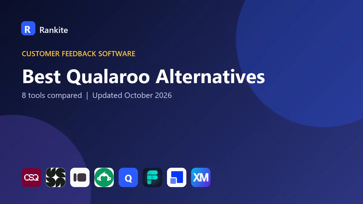 Best Qualaroo Alternatives in 2026: 8 Tools Compared