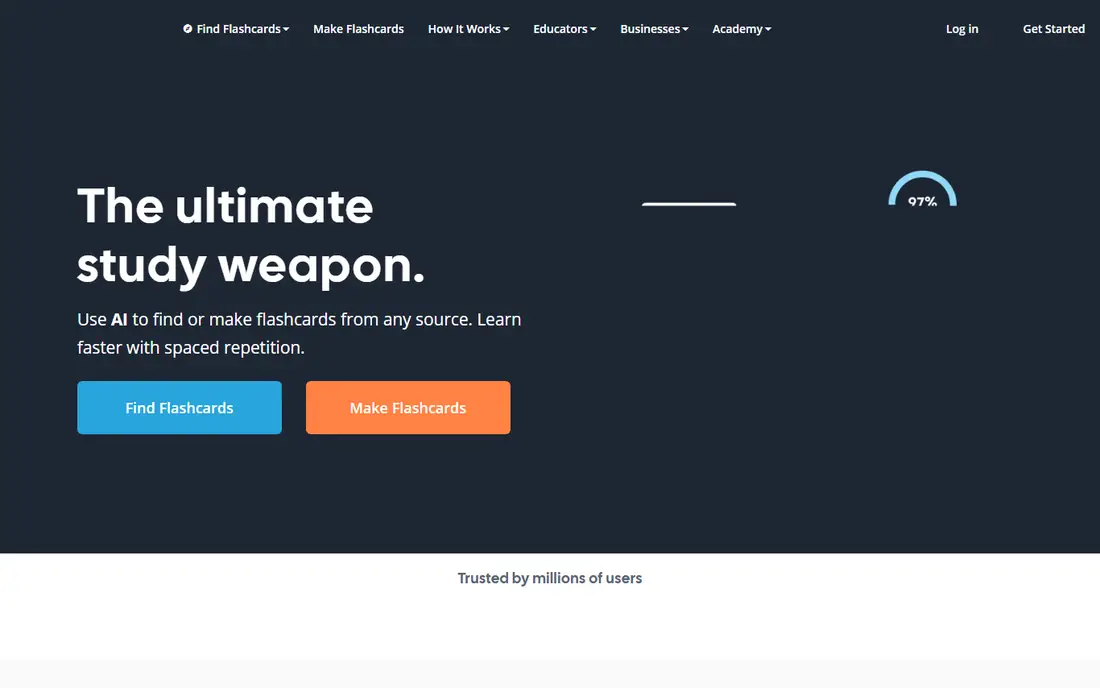 Brainscape homepage