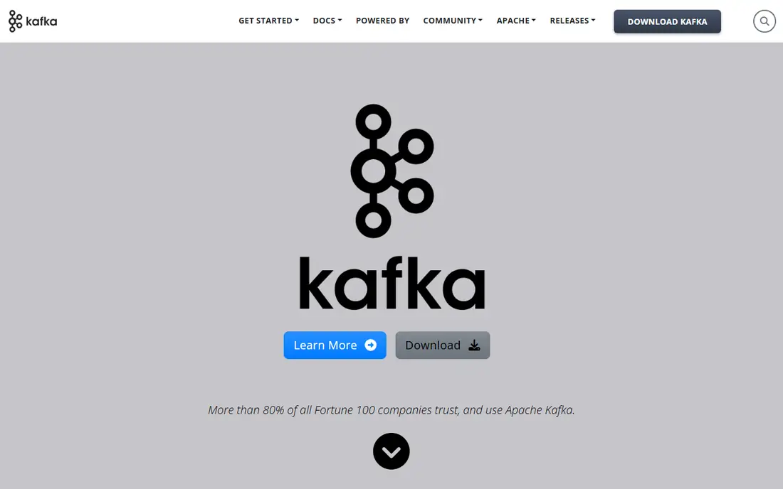 Apache Kafka homepage