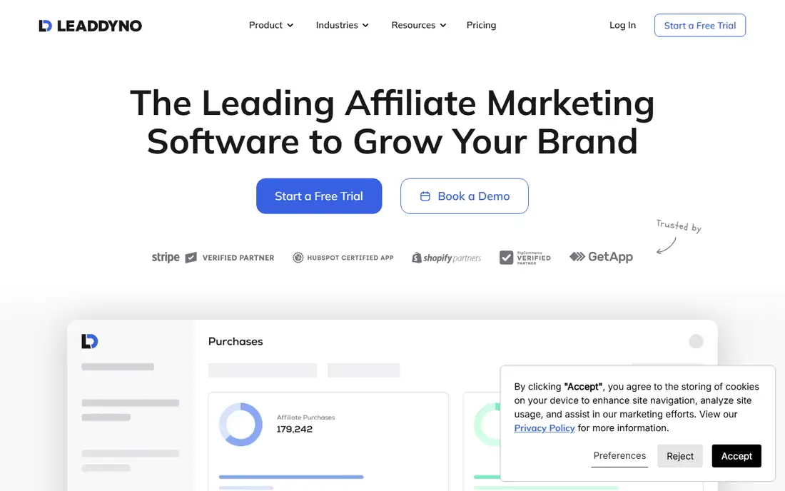 LeadDyno homepage