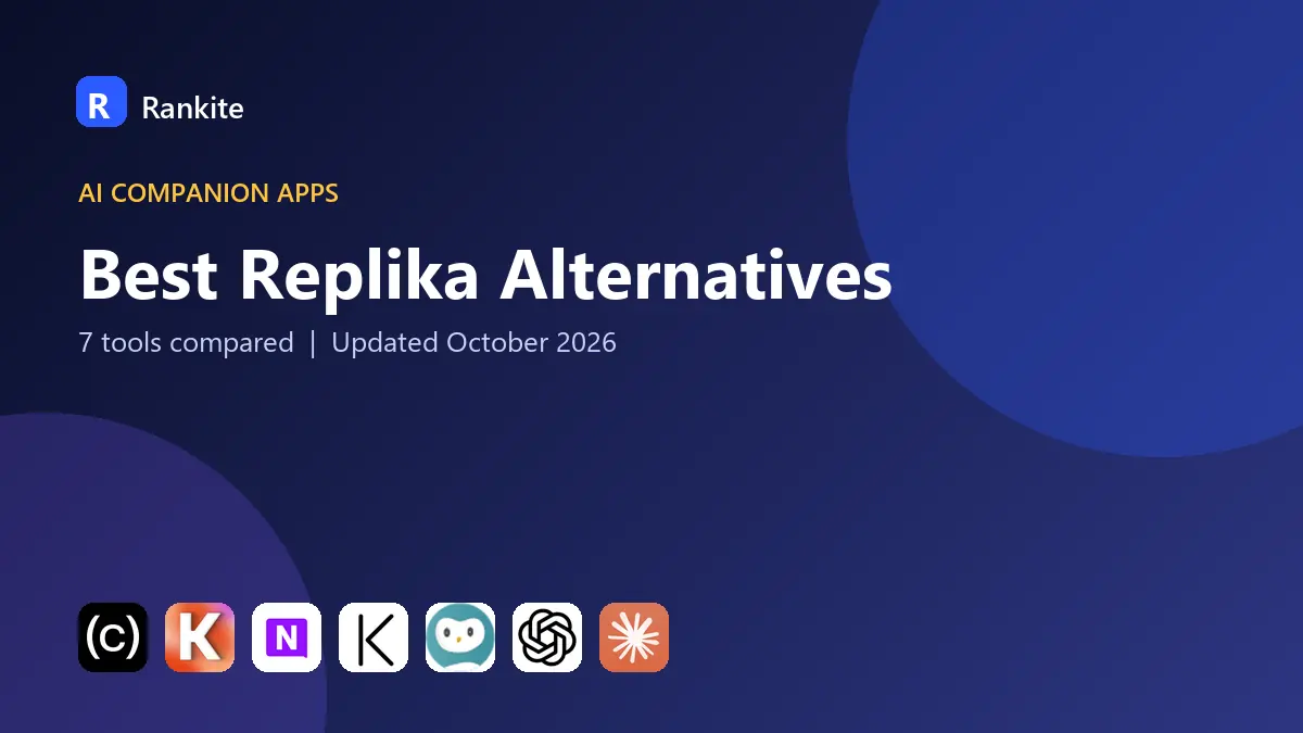 Best Replika Alternatives in 2026: 7 Tools Compared