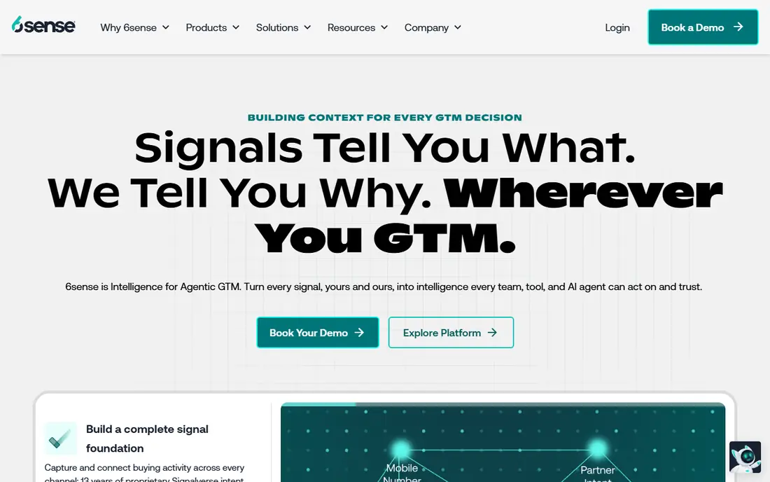 6sense homepage