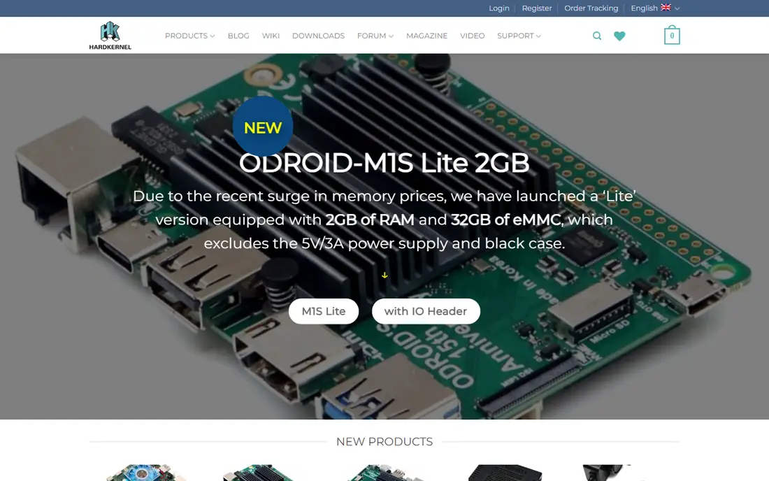 ODROID N2+ homepage