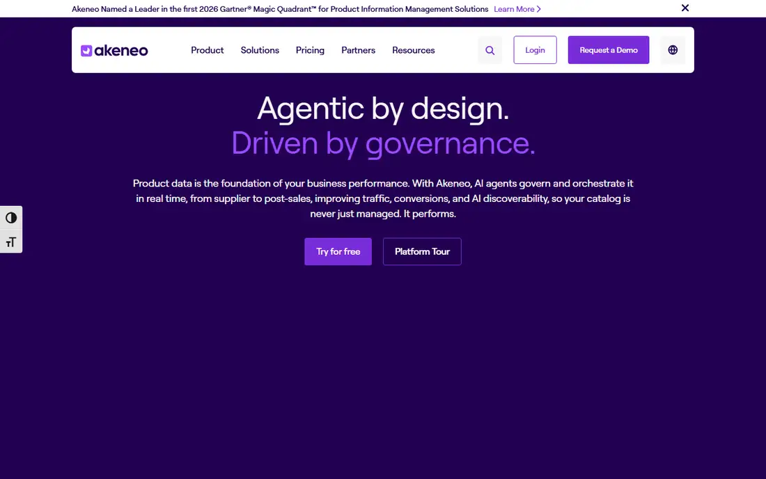 Akeneo homepage