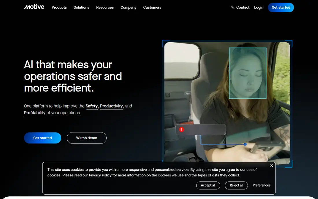 Motive homepage