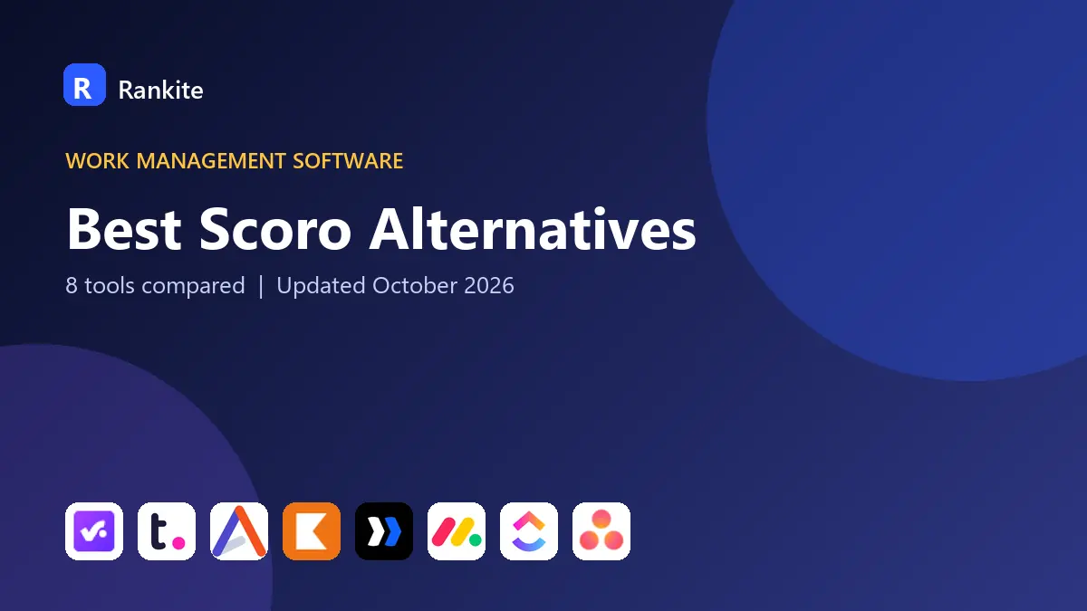 Best Scoro Alternatives in 2026: 8 Tools for Service Firms