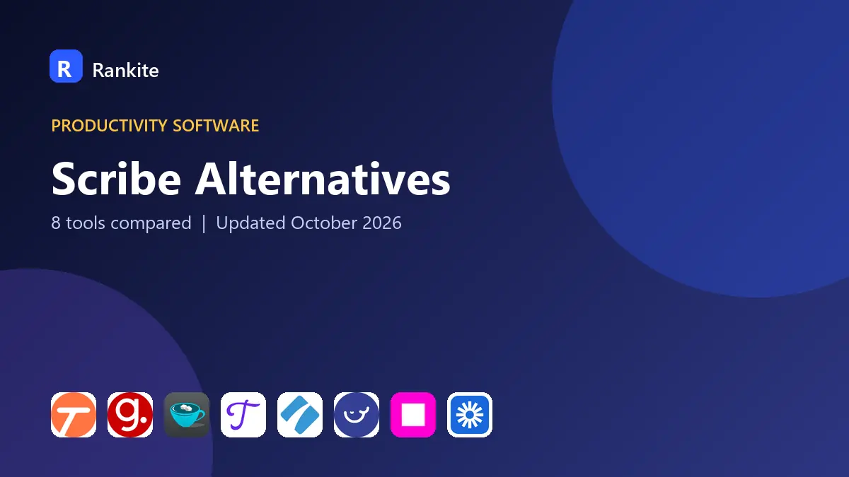 Scribe Alternatives in 2026: 8 Tools Compared