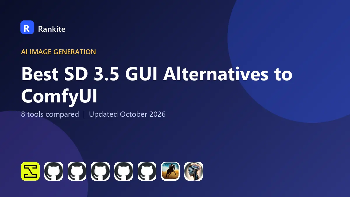 Best SD 3.5 GUI Alternatives to ComfyUI in 2026: 8 Tools Compared