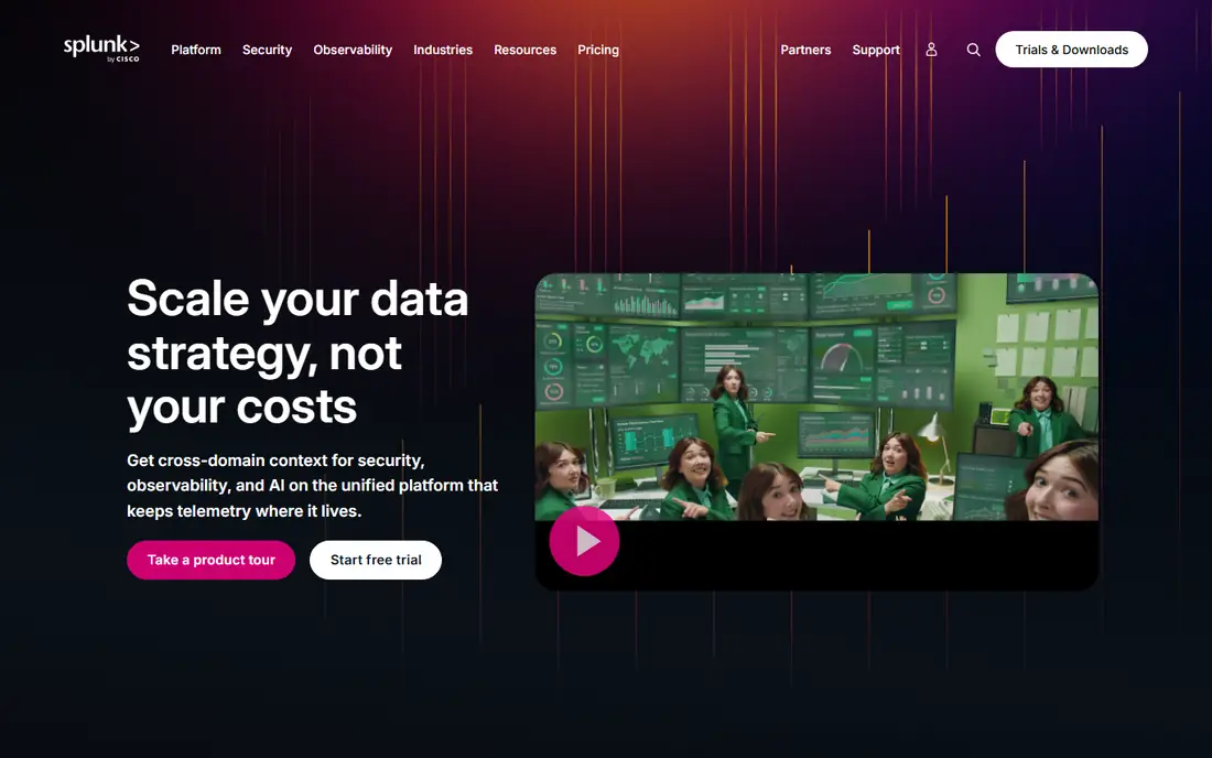 Splunk SOAR homepage
