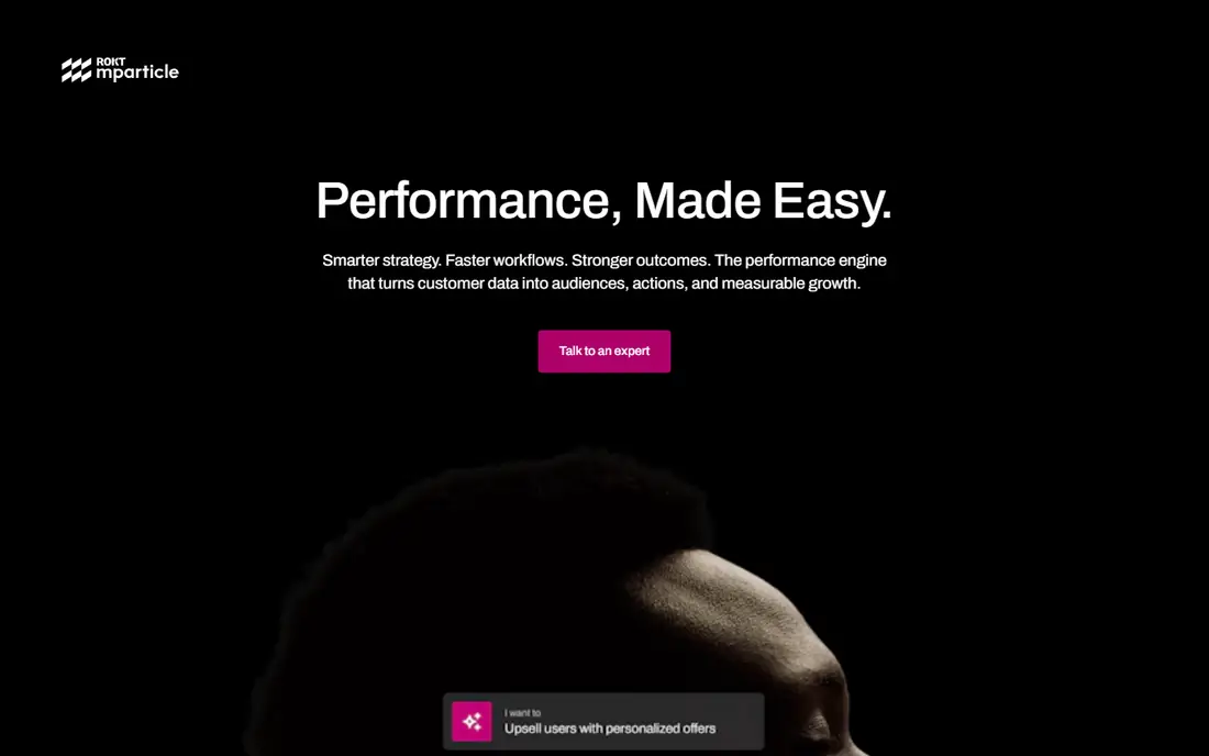 mParticle homepage