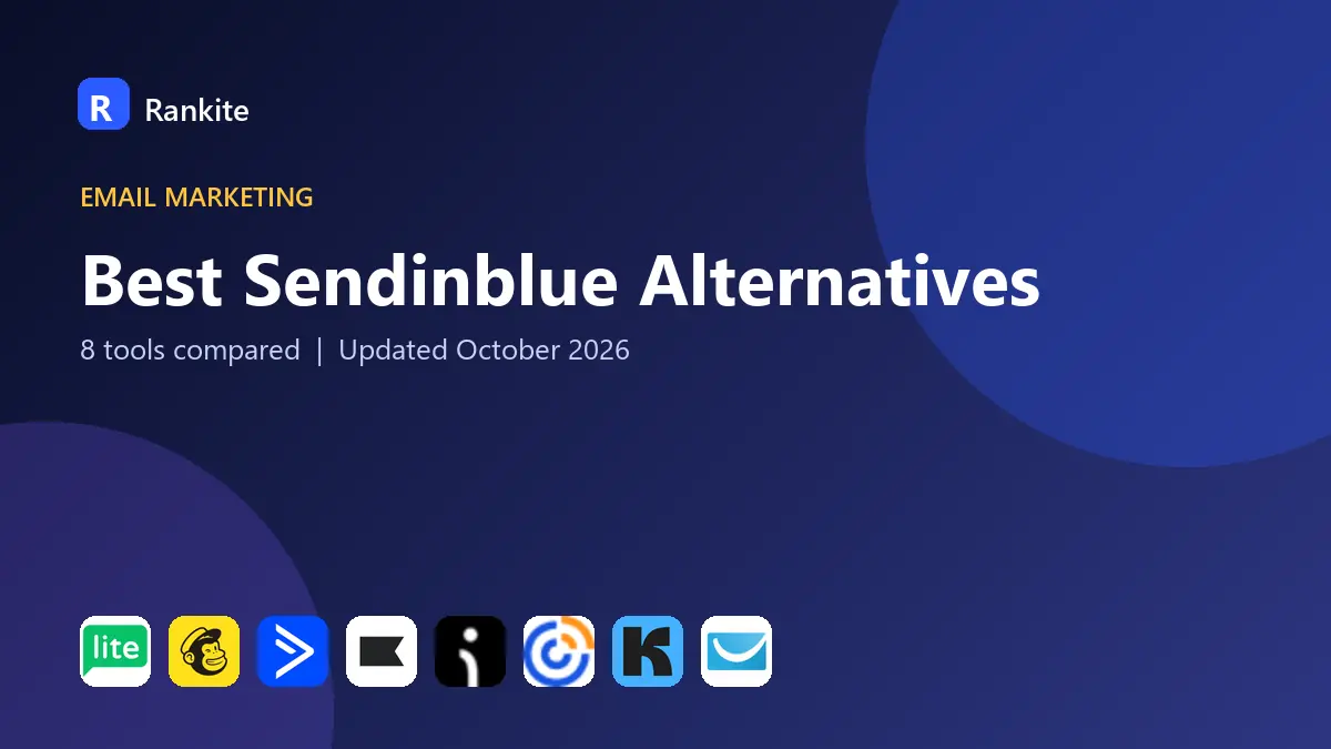 Best Sendinblue Alternatives in 2026: 8 Tools Compared