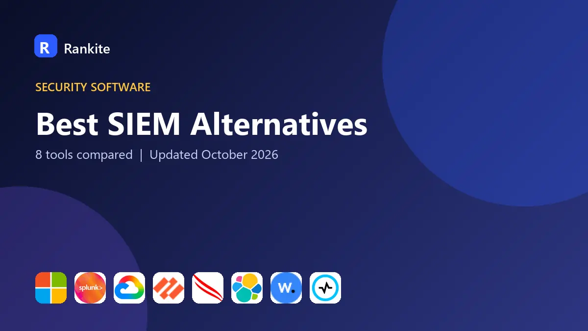 Best SIEM Alternatives in 2026: 8 Tools Compared