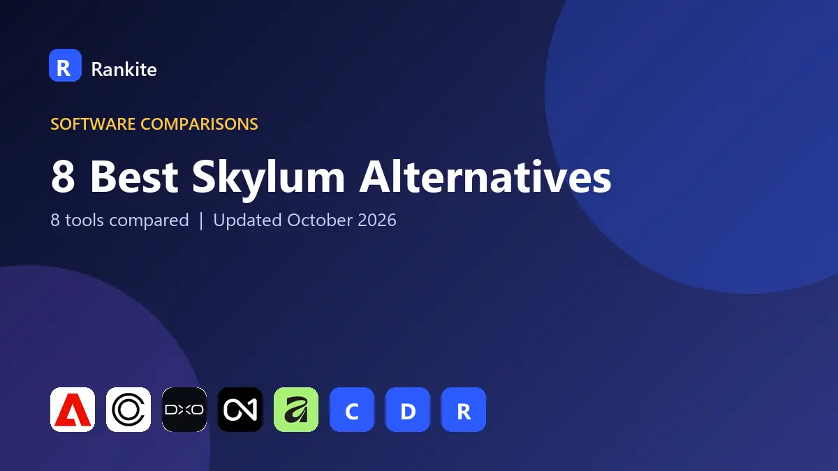 8 Best Skylum Alternatives in 2026: Photo Editors Compared