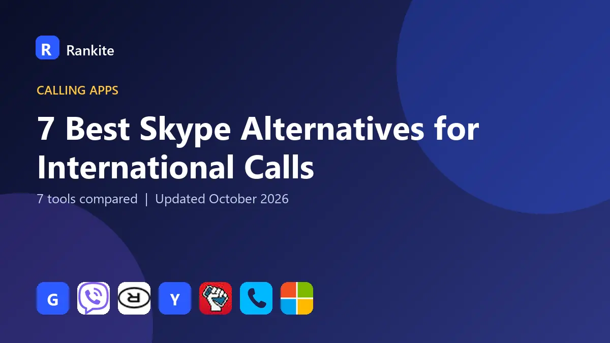 7 Best Skype Alternatives for International Calls in 2026: 7 Tools Compared