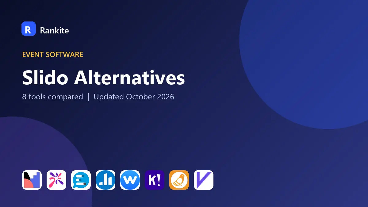 Slido Alternatives in 2026: 8 Tools Compared