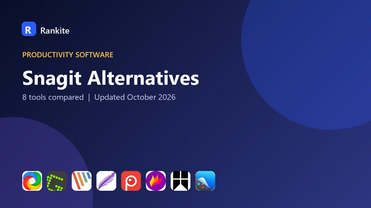 Snagit Alternatives in 2026: 8 Tools Compared