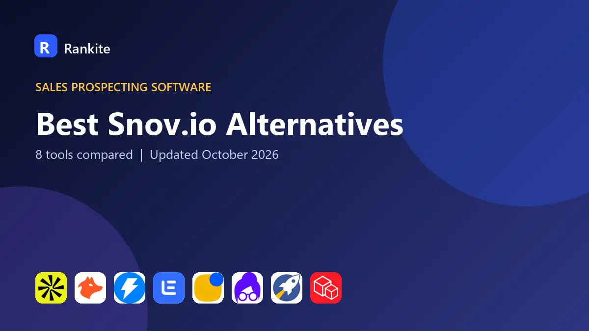 Best Snov.io Alternatives in 2026: 8 Tools Compared
