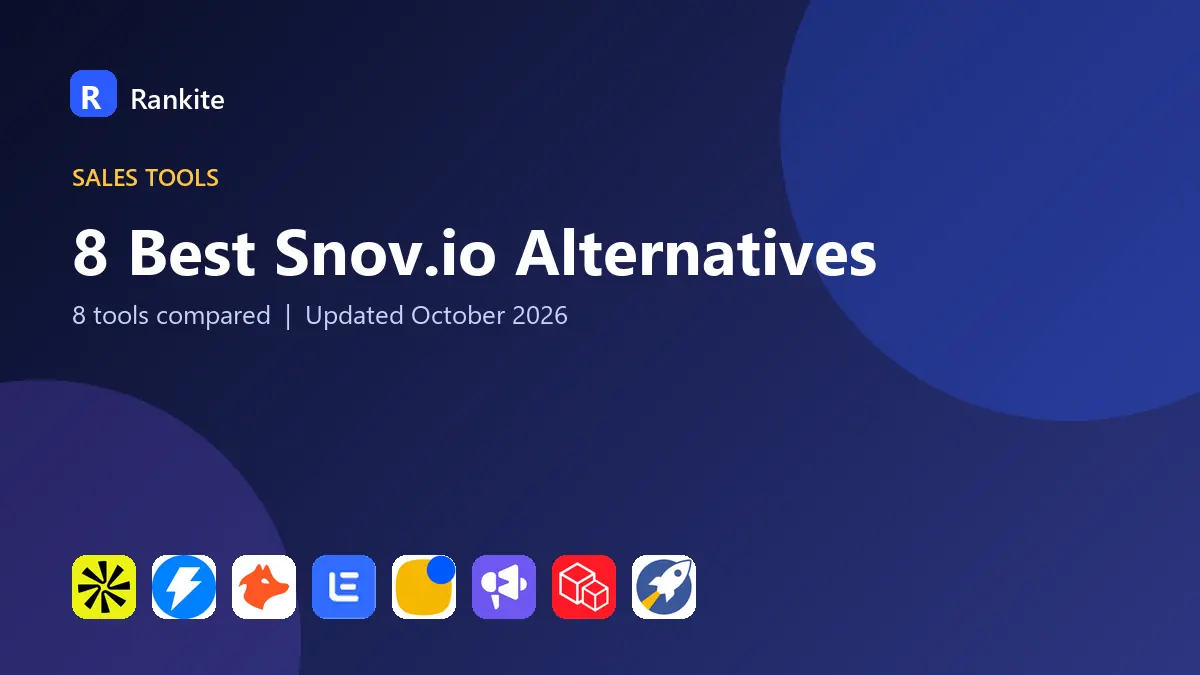 8 Best Snov.io Alternatives in 2026: 8 Tools Compared