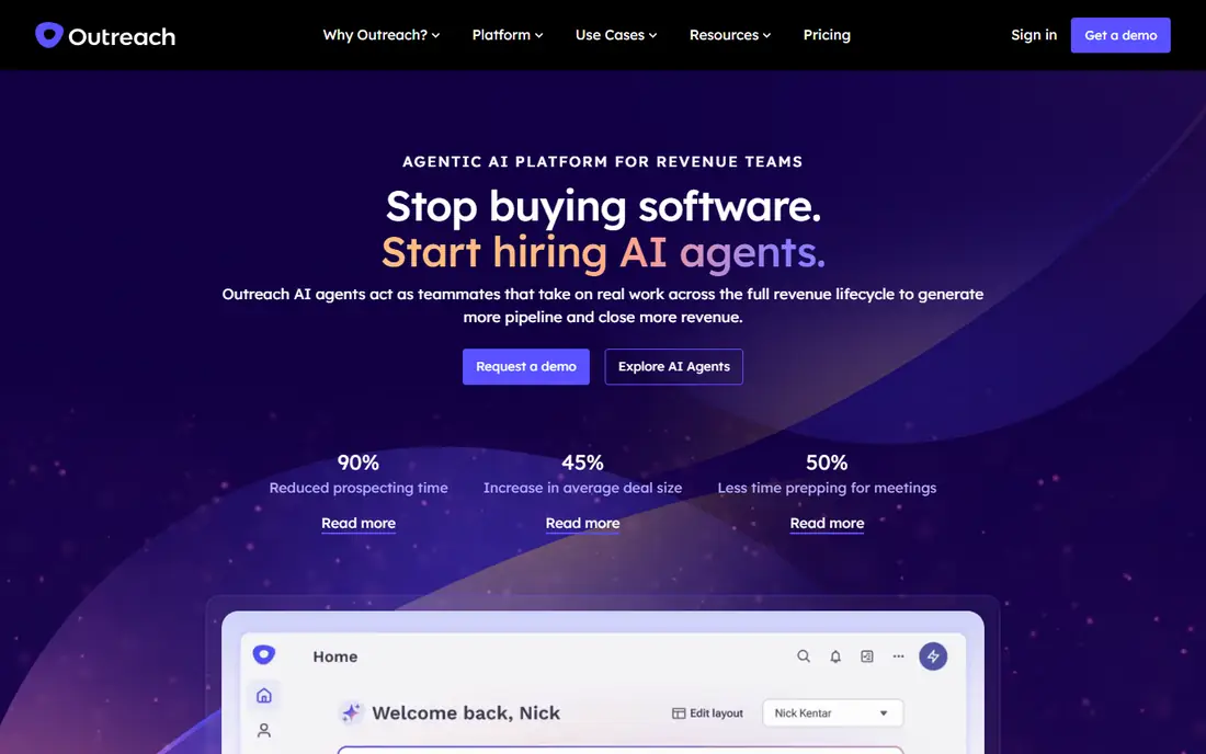Personalise every first touch homepage