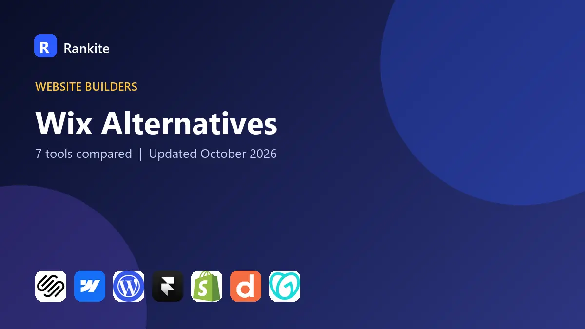 Wix Alternatives in 2026: 7 Tools Compared