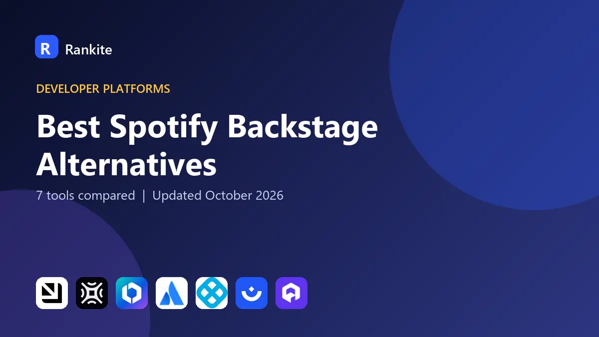 Best Spotify Backstage Alternatives in 2026: 7 Tools Compared