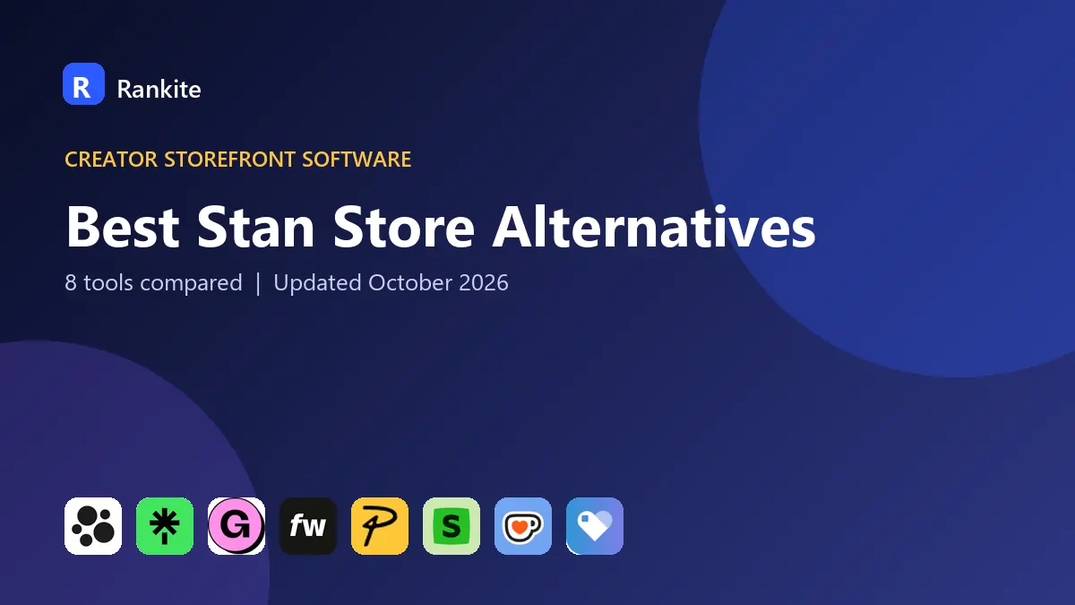Best Stan Store Alternatives in 2026: 8 Tools Compared