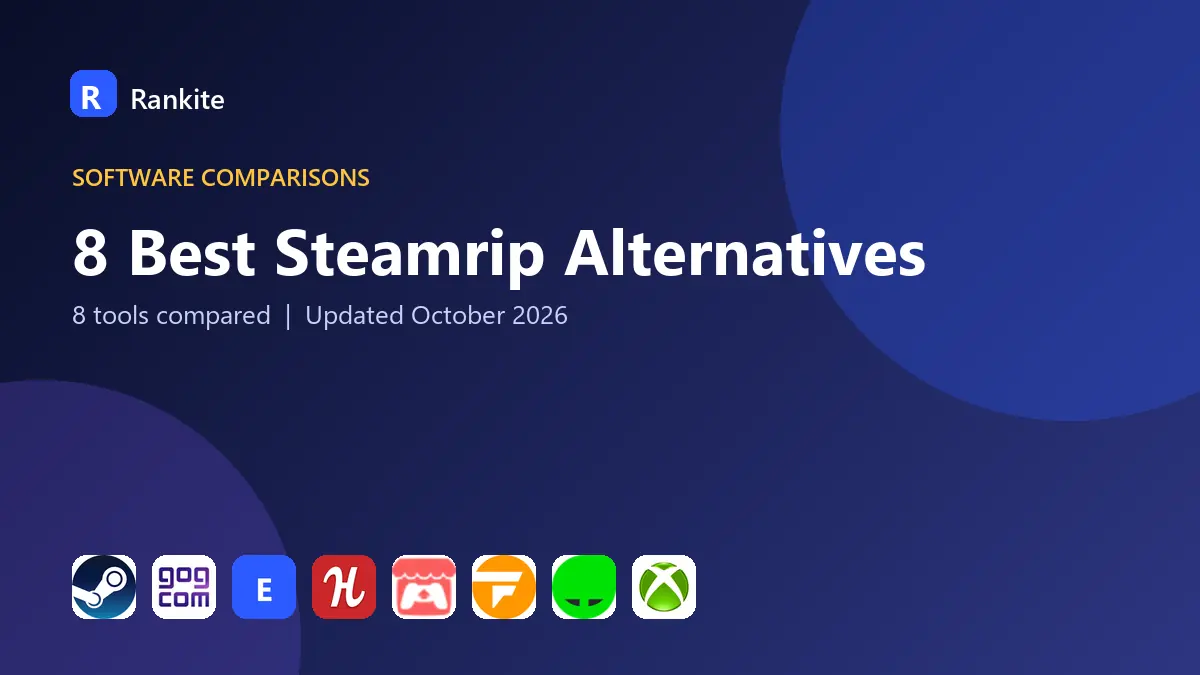 8 Best Steamrip Alternatives in 2026: Licensed Game Stores Compared
