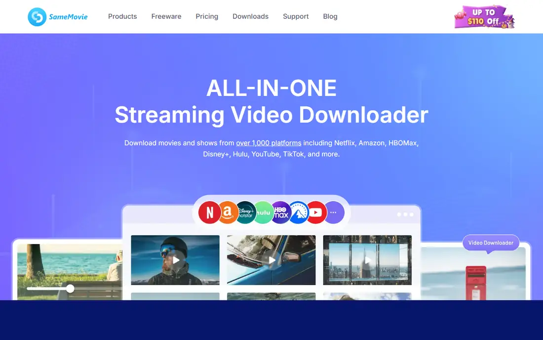 SameMovie homepage