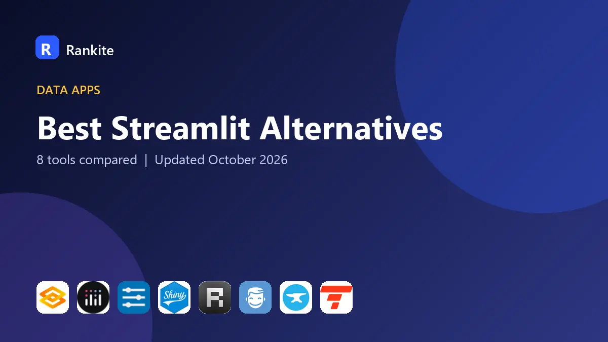 Best Streamlit Alternatives in 2026: 8 Tools Compared