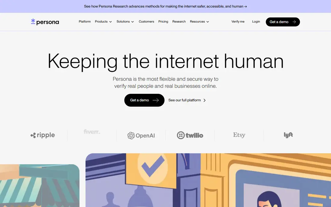 Persona homepage