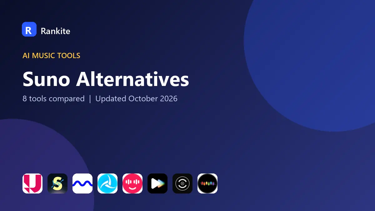 Suno Alternatives in 2026: 8 Tools Compared