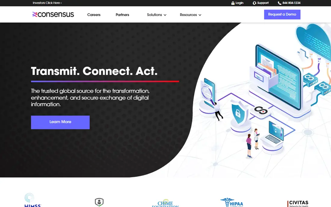 Consensus homepage