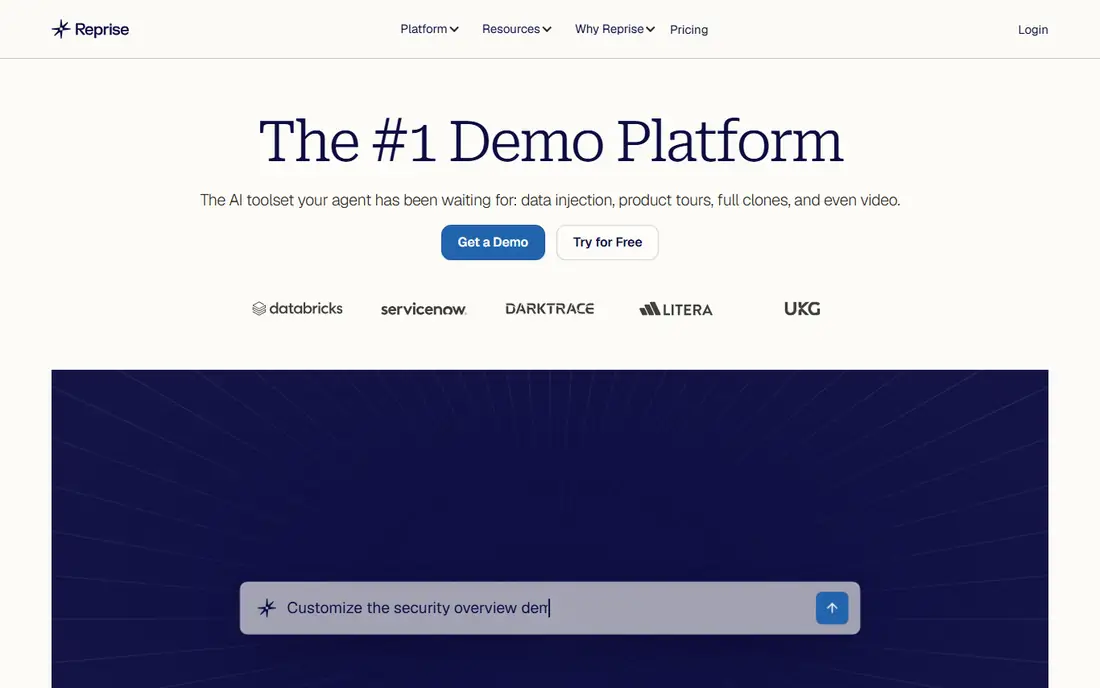 Reprise homepage