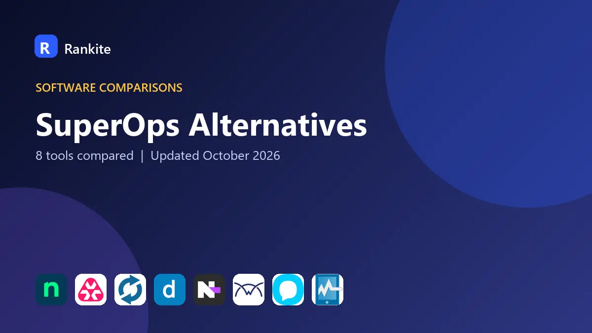 SuperOps Alternatives in 2026: 8 MSP Platforms Compared
