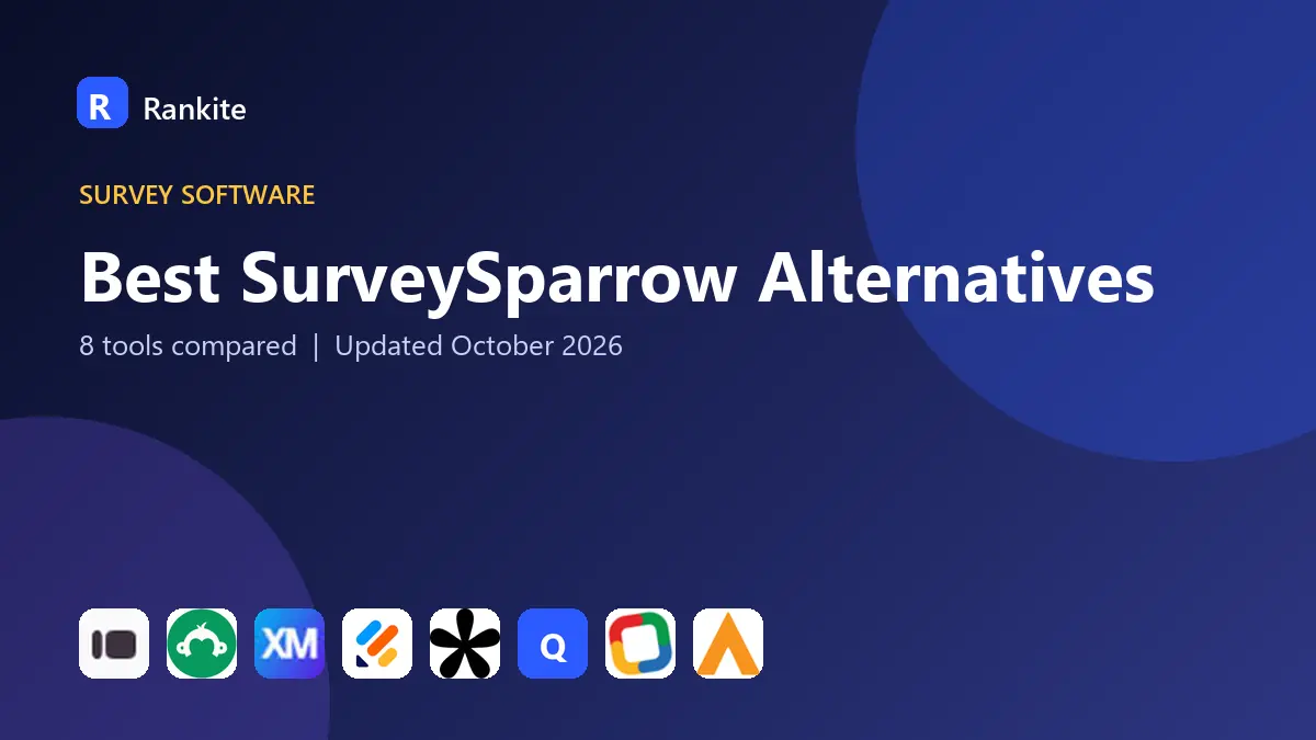 Best SurveySparrow Alternatives in 2026: 8 Tools Compared