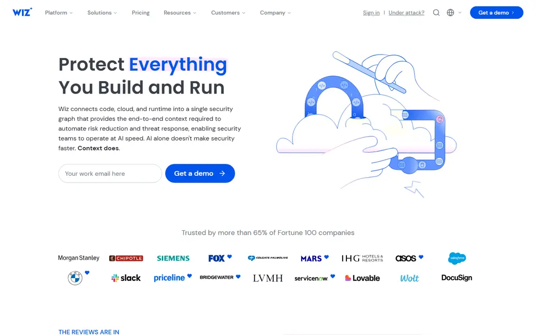 Wiz homepage