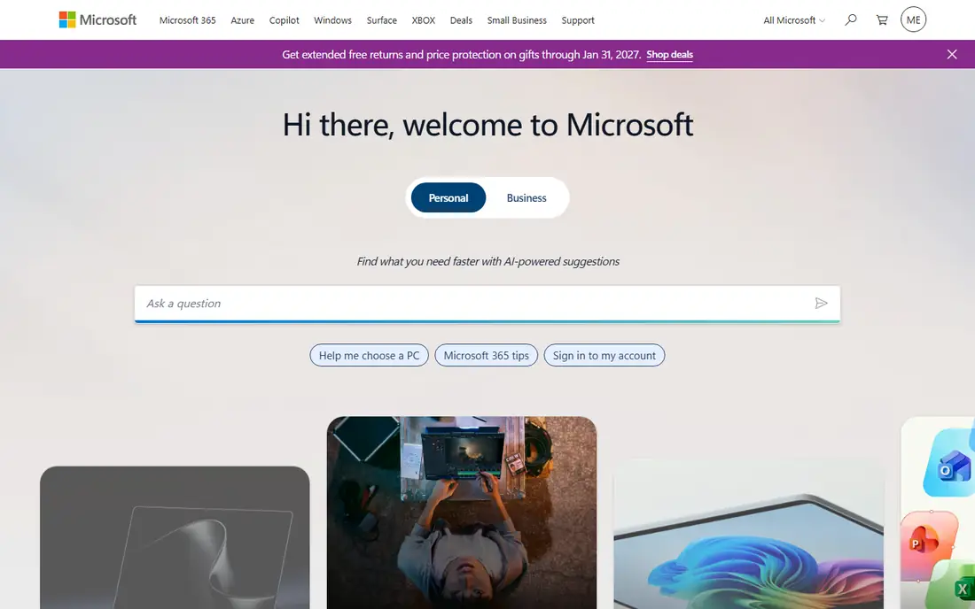 Microsoft Intune homepage