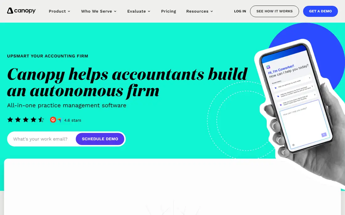 Canopy homepage