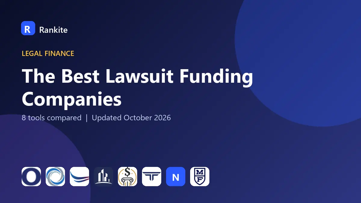 The Best Lawsuit Funding Companies in 2026: 8 Tools Compared