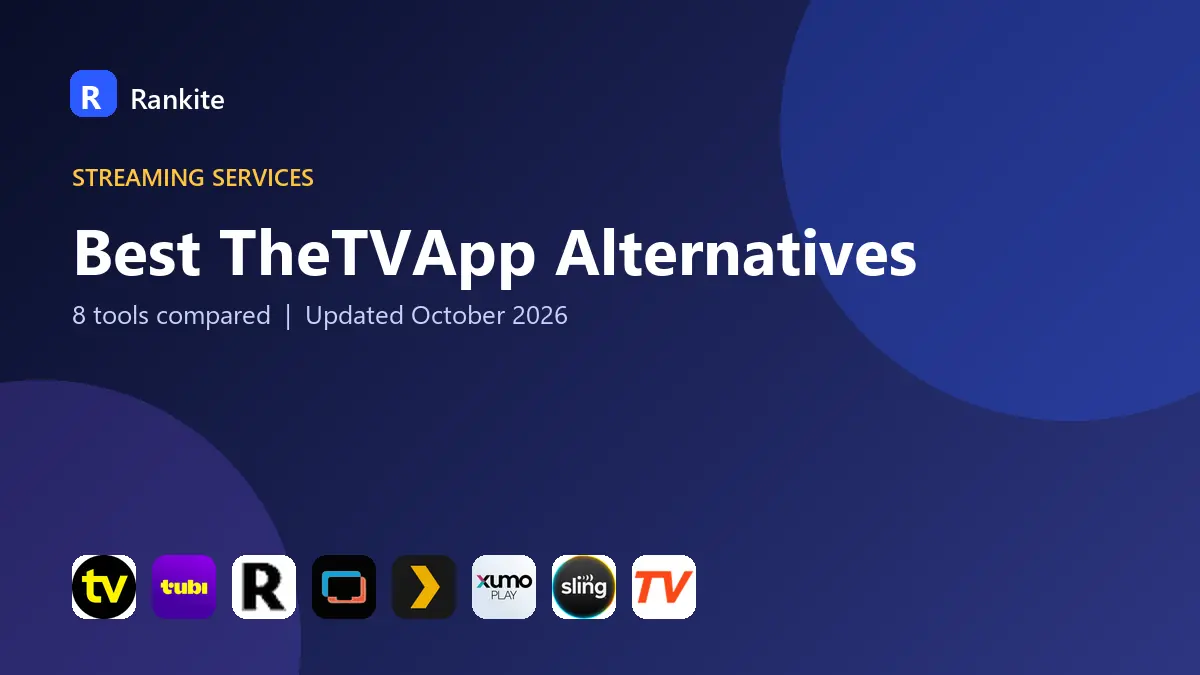 Best TheTVApp Alternatives in 2026: 8 Legal Services Compared
