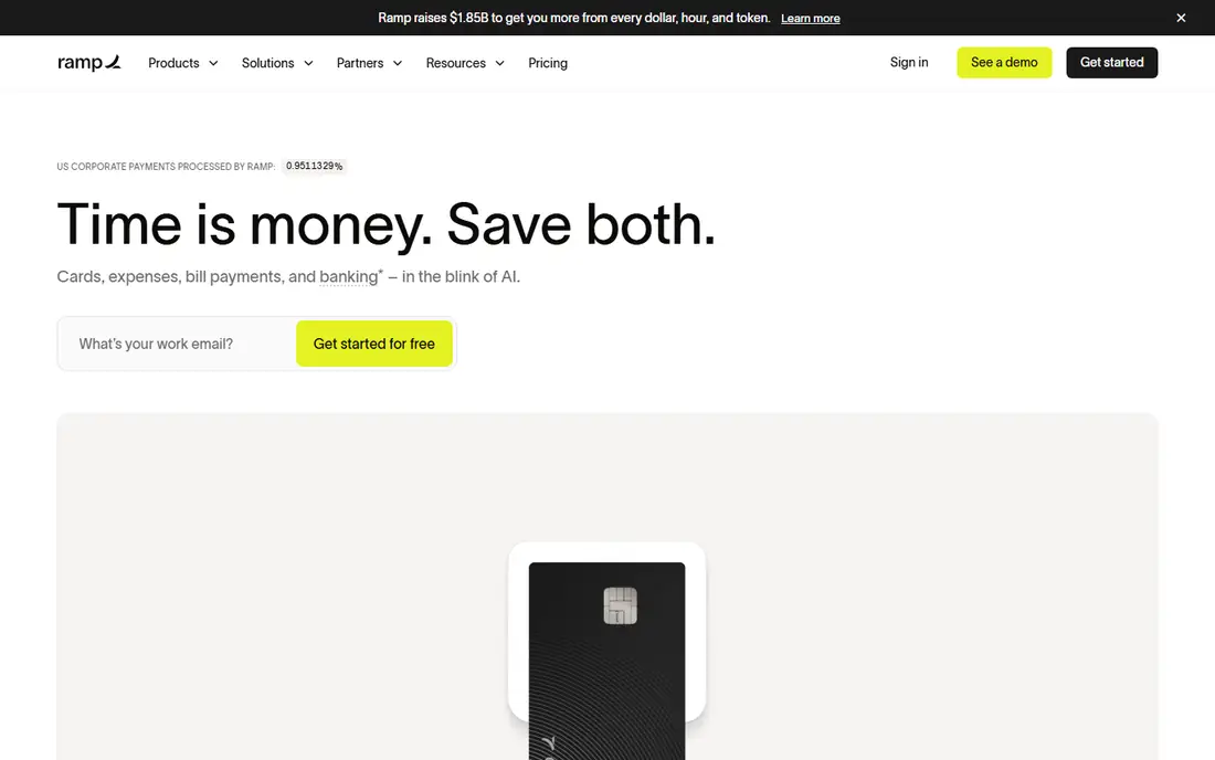 Ramp homepage